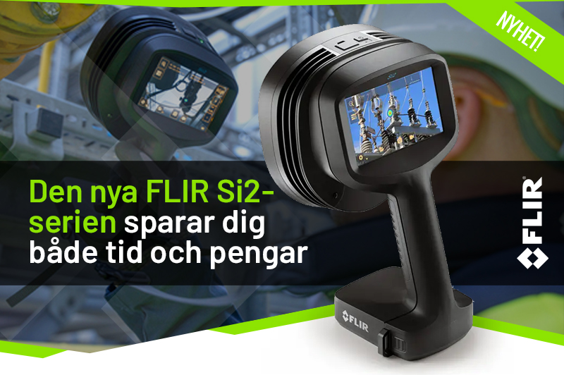 FLIR Si2-LD Akustiska kameror med 124  superkänsliga mikrofoner