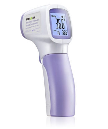 Elma 609 kontaktløst persontermometer Mål temperatur direkte på panden uden at røre