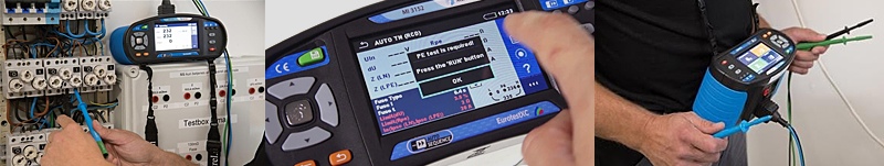 Metrel MI3152 Eurotest XC -Med automatiskt test/godkännande, inbyggda säkringstabeller, bluetooth och färgtouchskärm