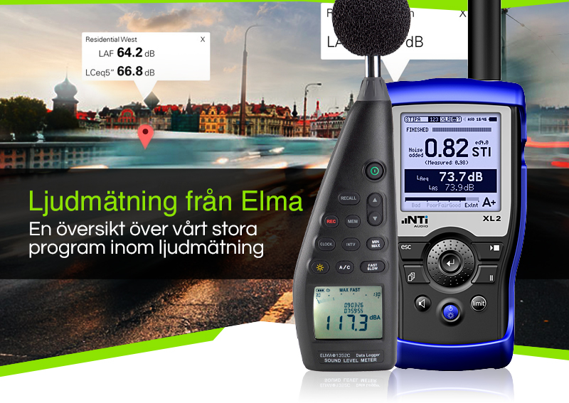 En översikt över vårt stora program inom ljudmätning...