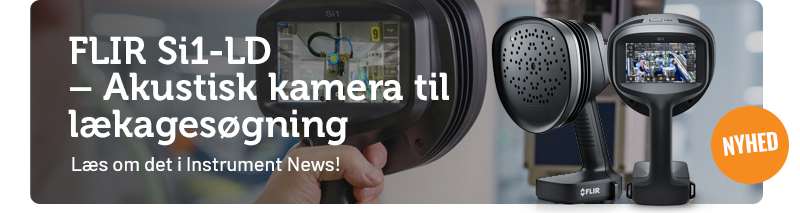 FLIR Si1-LD – Akustisk kamera til lækagesøgning på trykluftanlæg bliver nu endnu nemmere og billigere at udføre