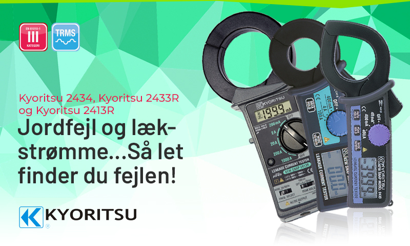 Jordfejl og lækstrømme...Så let finder du fejlen!  