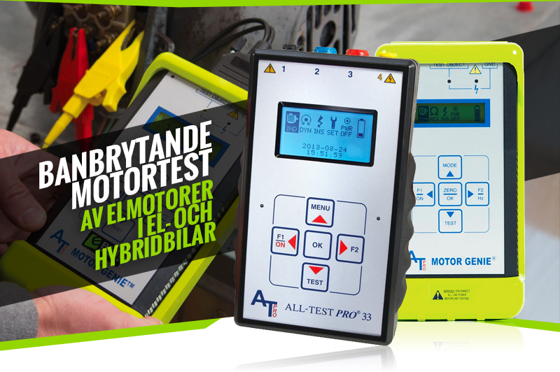 Banbrytande motortest av elmotorer i el- och hybridbilar