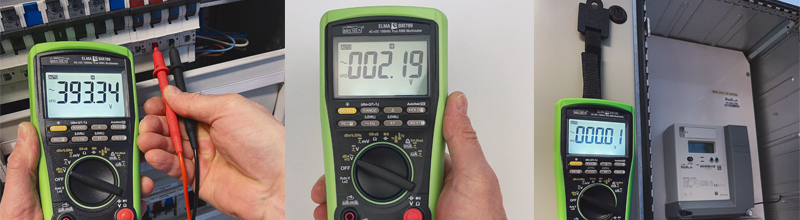 Elma BM789 multimeter, TRMS i slankt design spækket med funktioner og høj båndbredde