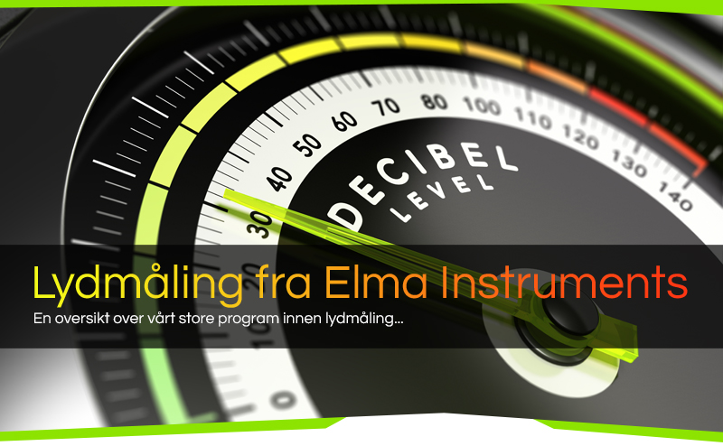 En oversikt over vårt store program innen lydmåling