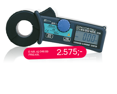 Kyoritsu 2434 – Läckage- och jordfelströmtång