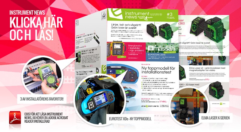Läs senaste numret av Instrument News 12 sidor som flödar över av spännande nyheter och erbjudanden!