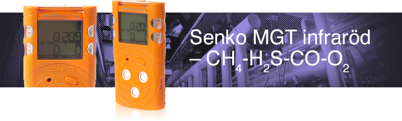 Senko MGT Infrared. CH4-H2S-CO-O2
