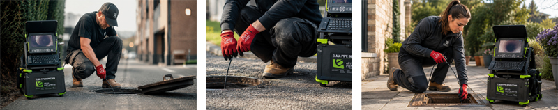 Elma Rørinspeksjonskamera VS140 – Profesjonell rørinspeksjon med full kontroll