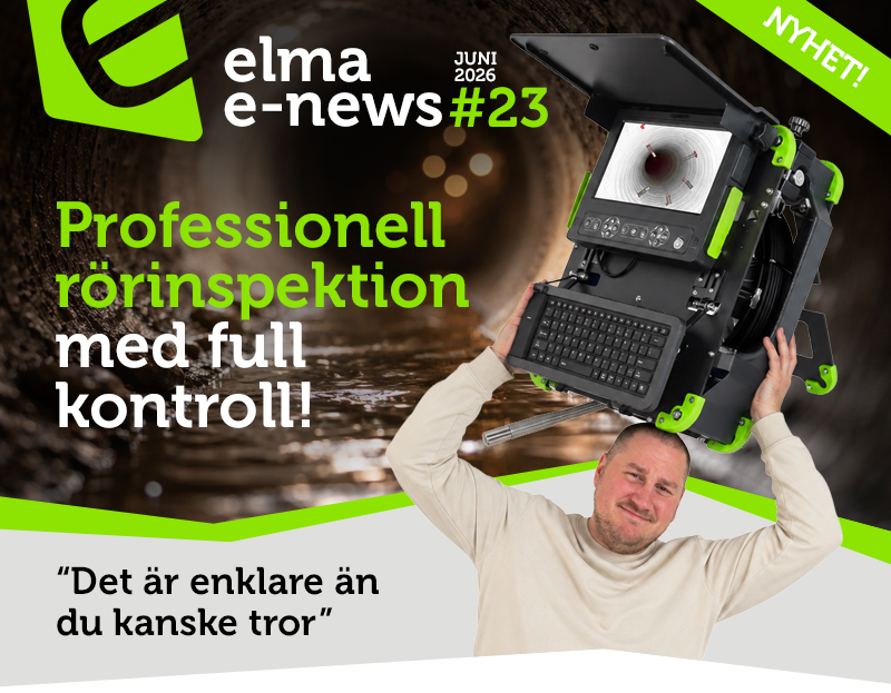 Elma Rörinspektionskamera VS140 – Professionell rörinspektion med full kontroll