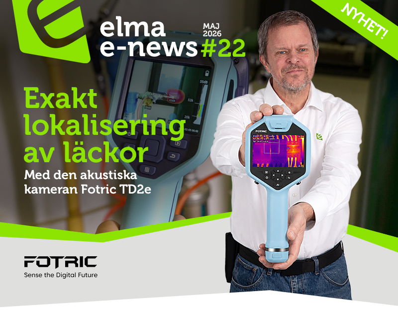 Exakt lokalisering av läckor med den akustiska kameran Fotric TD2e