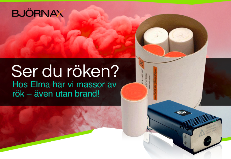 Såg du röken? Hos Elma har vi massar av rök – även utan en brand!