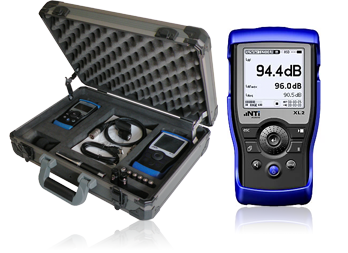 Professionellt ljudmätarset klass 2 - Komplett med XL2 ljudmätare, mikrofon, signalgenerator, tillbehör och väska