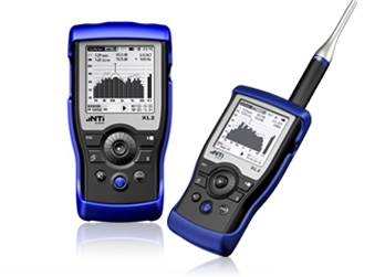Professionellt instrumentset med bl.a. STIPA mätning - Mätning och dokumentation av talförståelse på talvarningsanläggningar