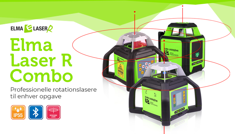 Elma Laser R Combo – Professionelle rotationslasere til enhver opgave
