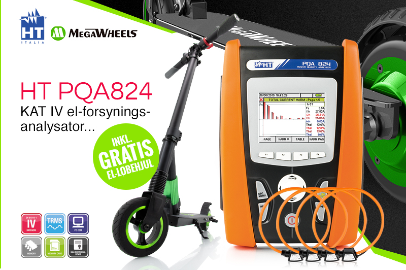 Få styr på el kvaliteten og få et elektrisk løbehjul med i handlen