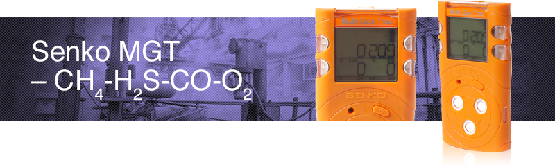 Senko MGT. 4 gaser: O2+CH4+CO+H2S
