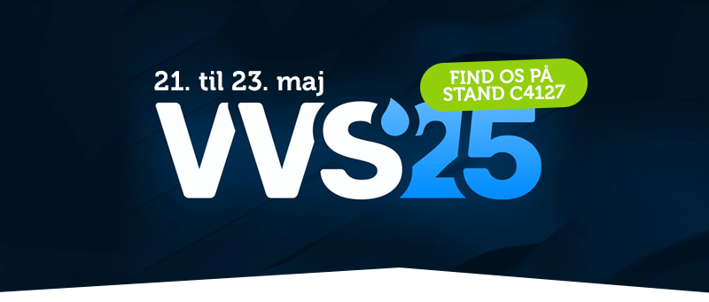 Besøg os på VVS’25 den 21. til 23. maj i Odense