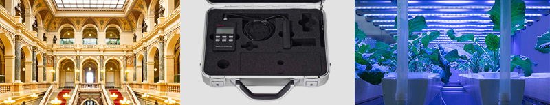 Mavolux 5032B USB - Digital luxmeter og luminansmåler PC kommunikation og kalibreringscertifikat.Særligt velegnet til LED